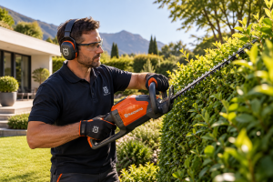 Summer Hedge Trimming with Husqvarna Hedge Trimmer